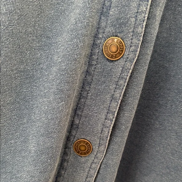 Z Supply All Day Knit Denim Jacket - Picture 6 of 8